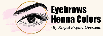 Logo Eyebrows Henna Colors by Kirpal Export Overseas