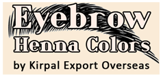 Logo Eyebrows Henna Colors by Kirpal Export Overseas