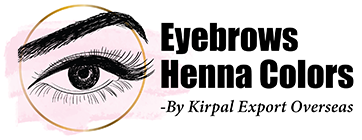 Logo Eyebrows Henna Colors by Kirpal Export Overseas